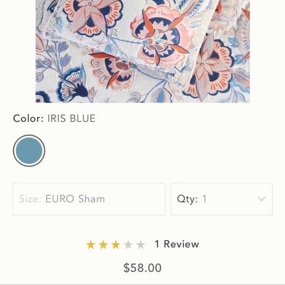 Anthropologie Brynne Quilted Euro shams - Picture 5 of 5